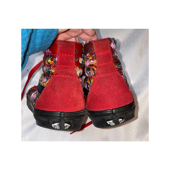 Vans Sk8 Reissue Hi Festival Santin Floral Suede Woman's Hi-Top - Size 8 - Picture 7 of 13